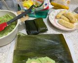 Foto langkah ke 4 dari resep Nagasari pandan.