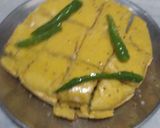 A picture of step 4 of Gujarati Dhokla.