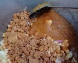 A picture of step 3 of Chatpata chana chat ❤❤.