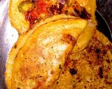 A picture of step 4 of Wheat Chilla.