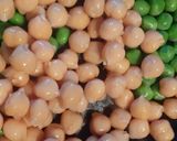 A picture of step 2 of Roasted peas and corn salad.