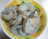 รูปขั้นตอนการทำที่ 1 ของ กุ้งทอดราดพริกราดหน้าข้าว