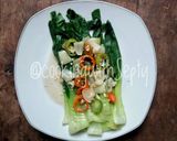 Foto langkah ke 6 dari resep Pakcoi Bawang Putih Pedas/ Bok Choy/ Sawi Sendok.