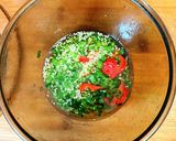 A picture of step 3 of Spicy cucumber appetizer.