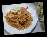 Foto langkah ke 4 dari resep "Mie Goreng Udang".