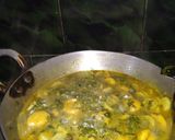 A picture of step 5 of Mooli Ki Dhokli.