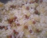 A picture of step 3 of Sabudana khichdi.