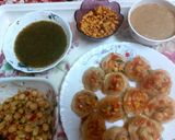 A picture of step 8 of Gol gappay 😋👍.