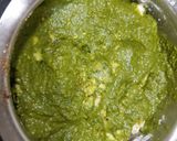 A picture of step 2 of Hara bhara kebab.