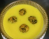 A picture of step 9 of Methi kofta in kadhi.