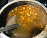 A picture of step 1 of Chole bhature.
