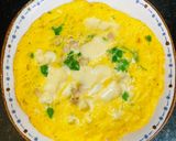Hình bước làm 3 của món Trứng Chiên Phomai Thịt Bằm