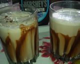 A picture of step 4 of Chocolate shake.
