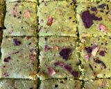 A picture of step 4 of Badam pista barfi (almond and pistachio fudge.