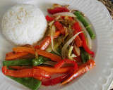 Foto del paso 12 de la receta: Tofu caramelizado con verduras y arroz