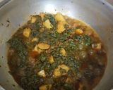 A picture of step 9 of Aalu palak.