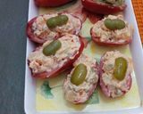 Foto del paso 8 de la receta: Tomates rellenos de Guacamole y Rusa