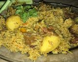 A picture of step 4 of Mutton Akkeni.