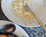 Foto del paso 7 de la receta: Macarrones con "crumble" de mejillones gratinados