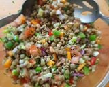 Foto del paso 2 de la receta: Ensalada de lentejones con confeti de vegetales