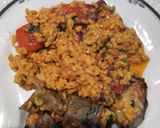 Foto del paso 7 de la receta Paella de pollo para 2