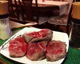 A picture of step 1 of Churrasco Plate with Potatoes and Green Onion.
