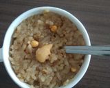 A picture of step 3 of Flakes Kesari Aval.