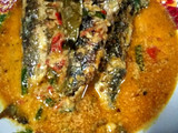 Ikan panggang kuah santan pedas