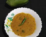 A picture of step 5 of Green Papaya Sabzi.