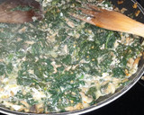 Foto del paso 3 de la receta: Rulo de espinacas con queso de cabra y champiñones