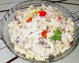 A picture of step 4 of Fruite mayonnaise Russian salad.
