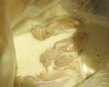 A picture of step 2 of Oven Chicken with Dr. Bakers Cornell Chicken Barbecue sauce.