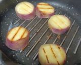 A picture of step 3 of Sweet Potato Bruschetta (Vrat Special).