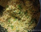 A picture of step 2 of Instant Pulao.