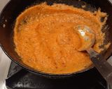 A picture of step 6 of Corn paneer capsicum curry.