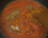 A picture of step 6 of Paneer stuffed potatoes in masala gravy.