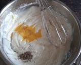 A picture of step 6 of Kesar Elaichi shrikhand.