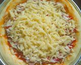 Foto langkah ke 20 dari resep Pizza ayam cincang paprika homemade.