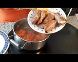 Foto del paso 7 de la receta: Costilla de Cerdo Guisada con Pastelitos de Quinoa y Brócoli