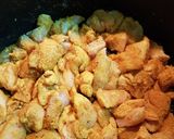 A picture of step 2 of Slow Cooker Orange Chicken.