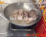 Hình bước làm 5 của món Bao Tử Khìa Nước Dừa