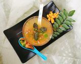 A picture of step 3 of Paneerjal(whey) Vegetable soup.