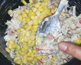 A picture of step 1 of Chicken stuffed sandwich without bread.