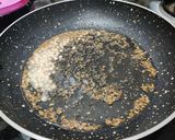 A picture of step 1 of Arisi upma (rice rava upma).