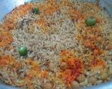 A picture of step 9 of Dhagi Chana Pulao.
