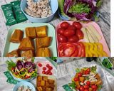 A picture of step 5 of Italian Chicken Tender Salad.