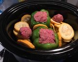 A picture of step 7 of Stuffed Bell Peppers.