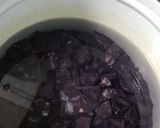 Lila krumplipüré és rántott sajt recept fázis 3 fotója