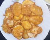 A picture of step 3 of Potato pakora.