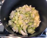 A picture of step 1 of Potato & Leek Soup.